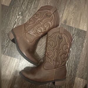 Cat and Jack Montana Western Boots - Girls 13